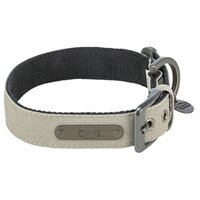 Trixie Halsband Hond Citystyle Extra Breed Katoen Lichtgrijs 40-47X3 CM