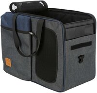 Trixie Hondentas Rugzak Tara 2 In 1 Grijs / Blauw 50X25X38 CM