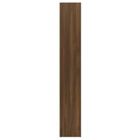 Boekenkast 40x30x189 cm bewerkt hout bruin eikenkleur