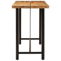 Bartafel 180x70x107 cm massief mangohout en ijzer