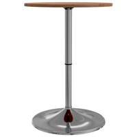 Bartafel &Oslash; 50x89,5 cm massief eikenhout lichtbruin