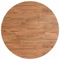 Bartafel &Oslash; 50x89,5 cm massief eikenhout lichtbruin