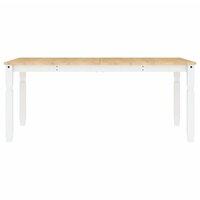 Eettafel Corona 180x90x75 cm massief grenenhout wit
