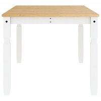 Eettafel Corona 180x90x75 cm massief grenenhout wit