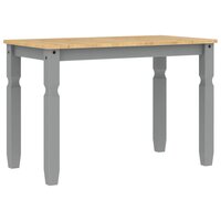 Eettafel Corona 112x60x75 cm massief grenenhout grijs