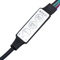 Nachtkastjes met LED-verlichting 2 st bewerkt hout sonoma eiken
