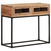 Wandtafel 90x35x76 cm massief acaciahout