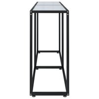Wandtafel 160x35x75,5 cm gehard glas witmarmerkleurig