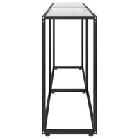 Wandtafel 180x35x75,5 cm gehard glas transparant