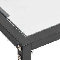 Wandtafel 180x35x75,5 cm gehard glas transparant