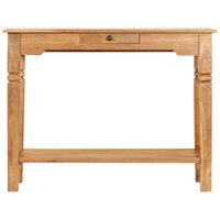 Wandtafel 100x40x76 cm massief acaciahout