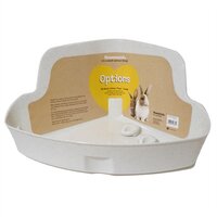 Rosewood Konijnentoilet Hoek Creme 42X30X21 CM