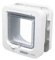 Trixie Sureflap 4-Weg Huisdierluik Met Microchipherkenning Wit 21X21 CM