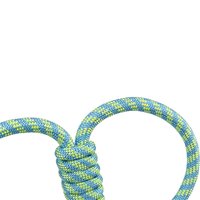Trixie Aquatoy Touw Trekspeeltje Ringen Polyester Geel / Groen 42 CM