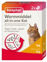 Beaphar Wormmiddel All-In-One Kat 2 TBL