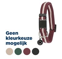 Trixie Halsband Kat Strepen Elastisch Assorti 4 ST