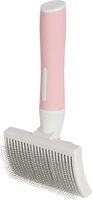 Zolux Anah Slickerborstel Intrekbaar Roze / Wit M 9X5X17,5 CM