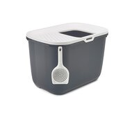 Savic Kattenbak Hop In Antraciet / Wit 58,5X39X39,5 CM