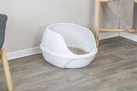 Trixie Kattenbak Simao Hoge Rand Wit 48X58X30 CM