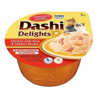 Inaba Dashi Delights Chicken With Tuna &amp; Salmon Recipe 70 GR