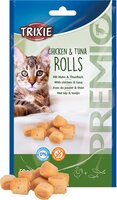 Trixie Premio Kip &amp; Tonijn Rolletjes Voor Katten Glutenvrij 50 GR