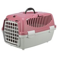 Trixie Reismand Capri Lichtgrijs / Oudroze XS 48X32X31 CM