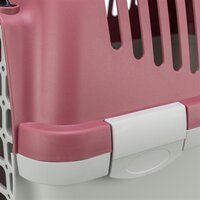 Trixie Reismand Capri Lichtgrijs / Oudroze XS 48X32X31 CM