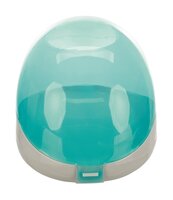 Trixie Zandbad Degoes / Chinchilla&#039;s Kunststof Grijs / Turquoise 27X16X18 CM 2 ST