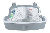 Zolux Hoektoilet Knaagdier Grijs 41,5X31X20,5 CM