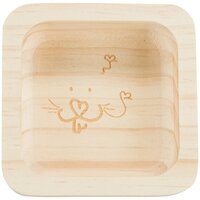 Trixie Voerbak Hout Muis / Hamster 8X8 CM 60 ML 4ST
