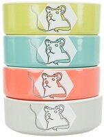 Trixie Voerbak / Waterbak Keramiek Strip Cavia Assorti 11 CM  4ST