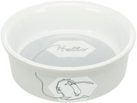 Trixie Voerbak / Waterbak Keramiek Strip Konijn Assorti 11 CM 4ST