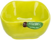 Trixie Voerbak Waterbak Appel Keramiek 12X11 CM 180 ML 4 ST