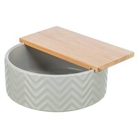 Trixie Zandbad Met Platform Muizen / Hamsters Keramiek / Hout 20X20 CM 21X8 CM