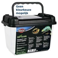 Trixie Reptiland Transport- En Voederbox Assorti 19X12X14 CM 3 ST