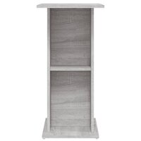 Aquariumstandaard 60,5x36x72,5 cm bewerkt hout grijs sonoma