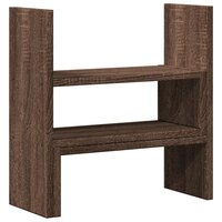 Bureau organiser 40x17x41 cm bewerkt hout bruin eikenkleurig