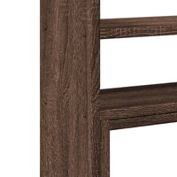 Bureau organiser 40x17x41 cm bewerkt hout bruin eikenkleurig