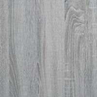 Monitorstandaard met lades 100x27x15 cm hout grijs sonoma eiken
