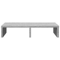 Monitorstandaard 50x27x10 cm bewerkt hout grijs sonoma eiken