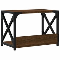 Printerstandaard 44x26x31,5 cm bewerkt hout bruin eikenkleur