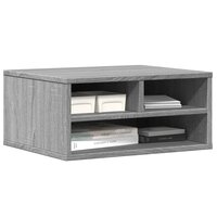 Printerkastje 49x40x22,5 cm bewerkt hout grijs sonoma eiken