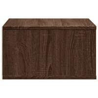 Printerkastje 49x40x22,5 cm bewerkt hout bruin eikenkleurig