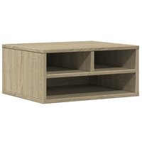 Printerkastje 49x40x22,5 cm bewerkt hout sonoma eikenkleurig