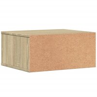 Printerkastje 49x40x22,5 cm bewerkt hout sonoma eikenkleurig