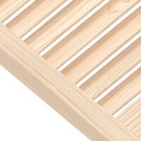 Kastdeuren met lamellen 4 st 99,3x59,4 cm massief grenenhout