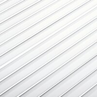 Kastdeuren met lamellen 2 st 69x59,4 cm massief grenenhout wit