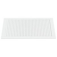 Kastdeuren met lamellen 2 st 99,3x49,4 cm grenenhout wit