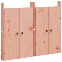 Kastdeurtjes voor buitenkeuken 2 st 50x9x82 cm douglashout