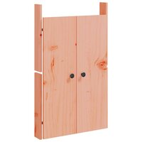 Kastdeurtjes voor buitenkeuken 2 st 50x9x82 cm douglashout